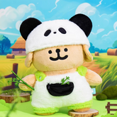 Line Puppy - Cute Plush Toy Doll With Panda Pendant