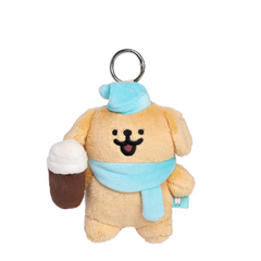 Line Puppy - Latte Coffee Pendant Plush Toy