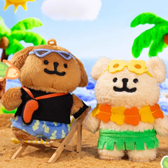 Line Puppy - Beach Vacation Series Plush Pendants