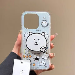 Nagaon Bear Spinning Hands Phone Case
