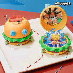 POPMART SpongeBob Krabby Patty Hot Sale Series Blind Box