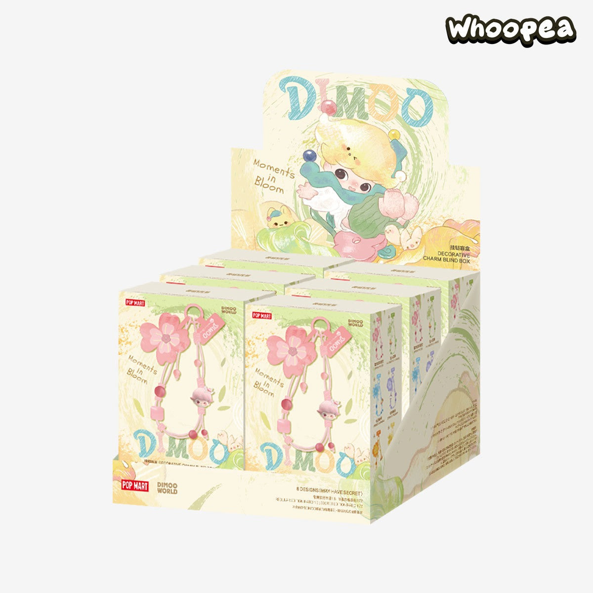 POP MART DIMOO Moments in Bloom Series-Decorative Charm Blind Box