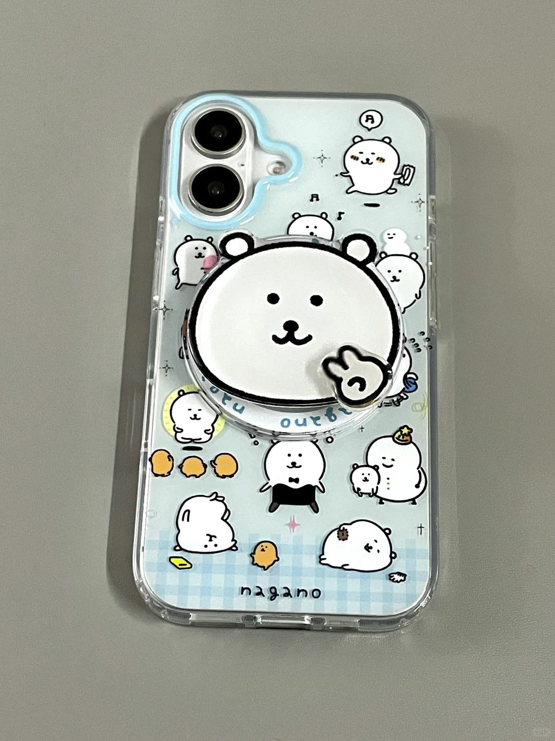 Nagaon Bear Spinning Hands Phone Case