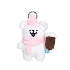 Line Puppy - Latte Coffee Pendant Plush Toy