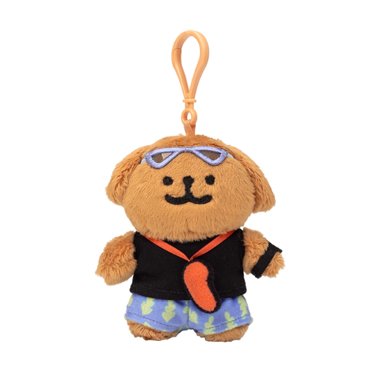 Line Puppy - Beach Vacation Series Plush Pendants
