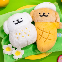 Line Puppy - Mango Sticky Rice Bouquet Plush Doll