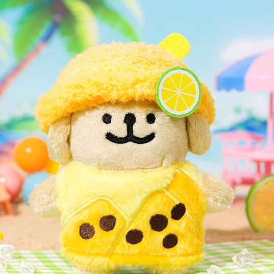 Line Puppy - Milk Tea Series Plush Pendants