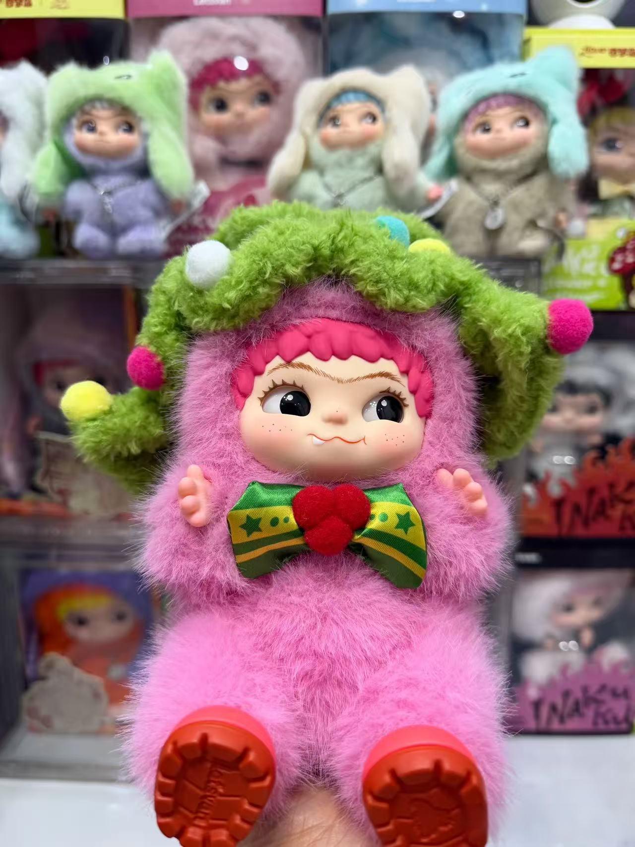 WAKUKU | Santa Cutie in Pink | Christmas Limited Hangtag Mascot