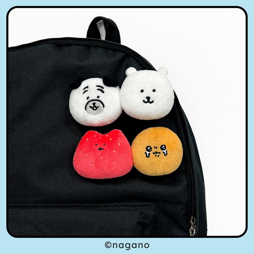 Nagano | Plush Head Doll Badge