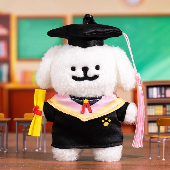 Line Puppy - Plush Pendant For Academic Gowns
