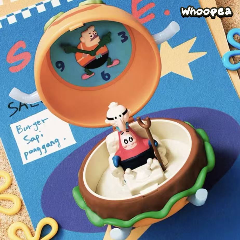 POPMART SpongeBob Krabby Patty Hot Sale Series Blind Box
