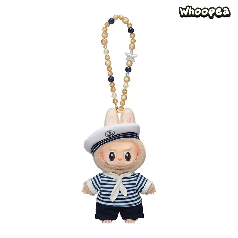 POP MART The Monsters De Vliegende LABUBU Series Sailor Vinyl Plush Hanging Card, POP LAND Exclusive
