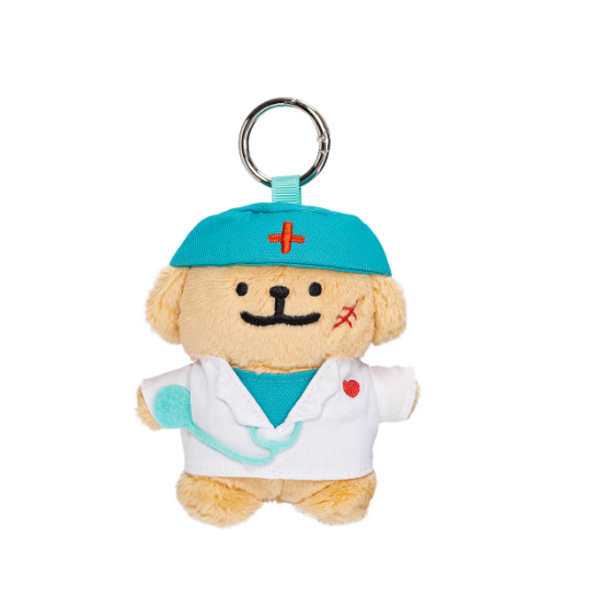 Line Puppy - Halloween Series Plush Pendant Nurse Bat Costume Doll
